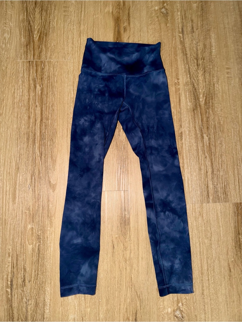 lululemon athletica | lululemon Navy Tie-Dye High-Rise Leggings 25”